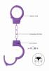 Beginner's Handcuffs Purple Sex Toy Product Image 4