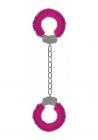 Ouch Beginners Legcuffs Furry Pink Sex Toy Product