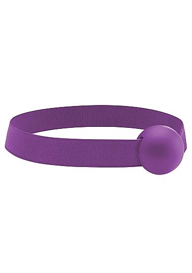 Elastic Ball Gag Purple Sex Toy Product