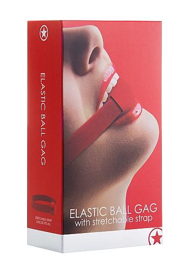 Elastic Ball Gag Red Sex Toy Product