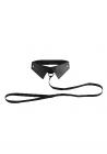 Ouch Classic Collar With Leash Black Sex Toy Product