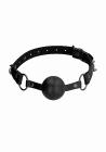 Ouch! Skulls & Bones Silicone Ball Gag Black Sex Toy Product