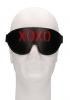 Ouch! Blindfold XOXO Black O/S Sex Toy Product Image 1