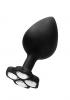 Large Lucky Diamond Butt Plug Black Sex Toy Product Image 1