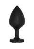 Large Lucky Diamond Butt Plug Black Sex Toy Product Image 4