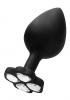 Extra Large Lucky Diamond Butt Plug Black Sex Toy Product Image 1