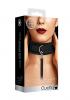 Velvet & Velcro Collar & Leash Adjustable Black Sex Toy Product Image 2