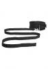 Velvet & Velcro Collar & Leash Adjustable Black Sex Toy Product Image 4