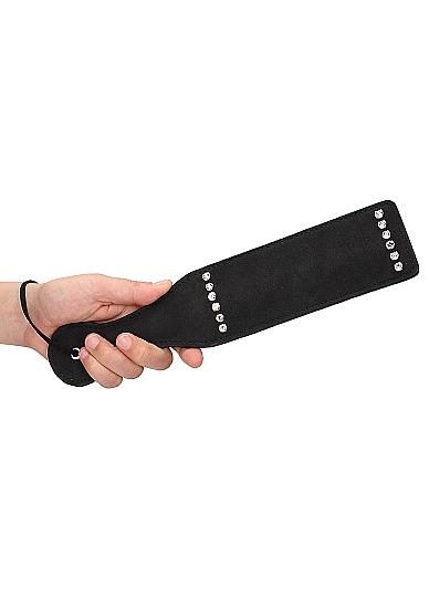 Diamond Studded Paddle Black Sex Toy Product