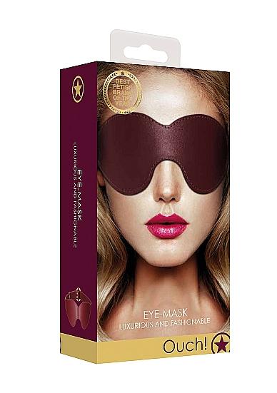 Ouch Halo Eyemask Burgundy Sex Toy Product
