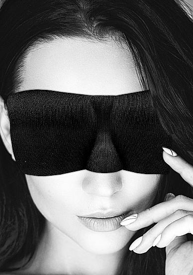 Satin Curvy Eye Mask With Elastic Straps Sex Toy Product