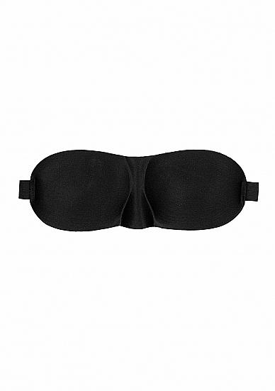 Satin Curvy Eye Mask With Elastic Straps Sex Toy Product