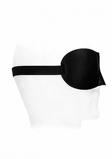 Satin Curvy Eye Mask With Elastic Straps Sex Toy Product