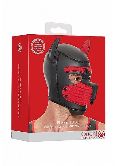 Ouch! Neoprene Puppy Hood Red Sex Toy Product