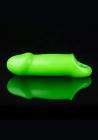 Glow Smooth Thick Stretchy Penis Sleeve Glow In The Dark Sex Toy Product