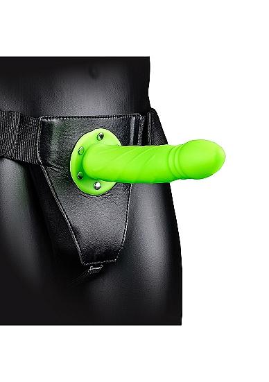 Glow Twisted Hollow Strap On Sex Toy Product