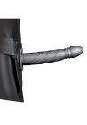 Ouch! Twisted Hollow Strap-on 8in Gunmetal Sex Toy Product