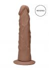 Realrock 8in Dong Tan W/o Testicles Sex Toy Product