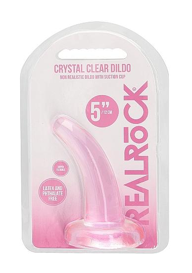 Realrock Non Realistic Dildo W Suction Cup 4.5in Pink Sex Toy Product