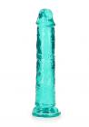 Realrock Straight Realistic 7 In Dildo Turquoise Sex Toy Product