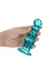 Realrock Curvy Dildo Or Butt Plug Turquoise Sex Toy Product Image 3
