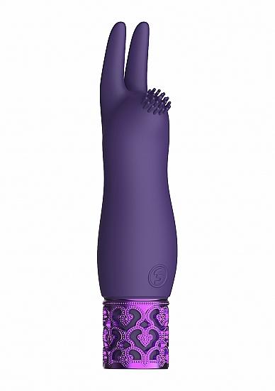 Royal Gems Elegance Purple Rechargeable Silicone Bullet Sex Toy Product