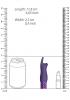 Royal Gems Elegance Purple Rechargeable Silicone Bullet Sex Toy Product Image 3