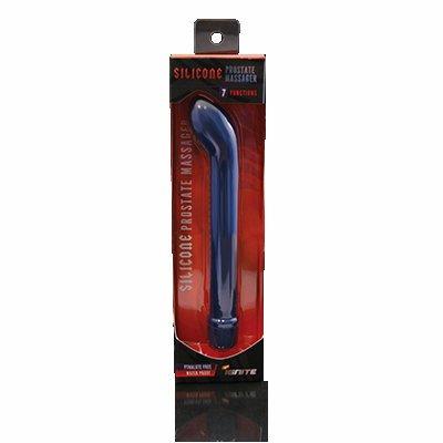 Silicone Vibrating Prostate Massager Blue Sex Toy Product