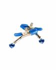 Jewel Adorned Nipple Clamps Blue Sex Toy Product