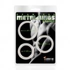 Seamless Metal Rings 3 Pack Sex Toy Product