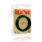 Wide Silicone Donut Black 1.88" Sex Toy Product