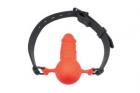 Stfu Cock Gag Black Orange O/S Sex Toy Product