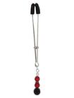 Tweezer Clit Clamp W/Red Beads