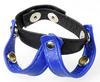 Black and Blue V Style C Ring