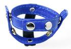 Black and Blue T Style C Ring