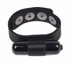 Nickel Free Leather Cock Ring Vibrating