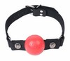 Nickel Free Silicone Ball Gag Large - Red Sex Toy Product Image 1