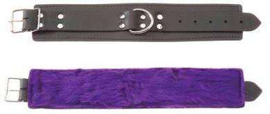 Ankle Restraint Purple Fur