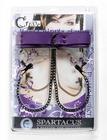 Purple Collar W/Black Nipple Clamps