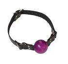 Small Ball Gag With Buckle 1.5 Inch Purple	 Sex Toy Product