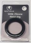 Wide Silicone Donut Ring Black 1.75 " Sex Toy Product