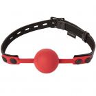 Sportsheets Saffron Ball Gag Black Red Sex Toy Product