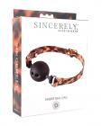 Sincerely Amber Ball Gag Sex Toy Product