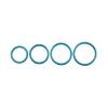 Turquoise O-ring 4pk Sex Toy Product Image 1