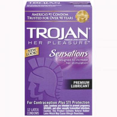 Trojan Her Pleasure Sensations 12 Pack Sex Toy Product