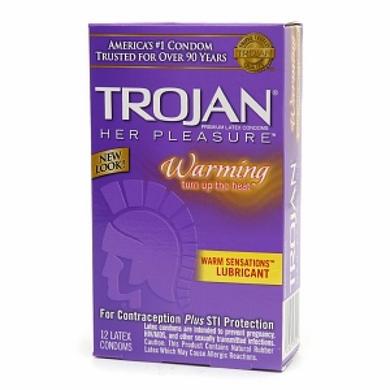 Trojan Her Pleasure Warming 12 Pack