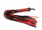 Diamond Back Flogger Black Red  Sex Toy Product