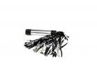 Mylar Flogger Black Silver Sex Toy Product