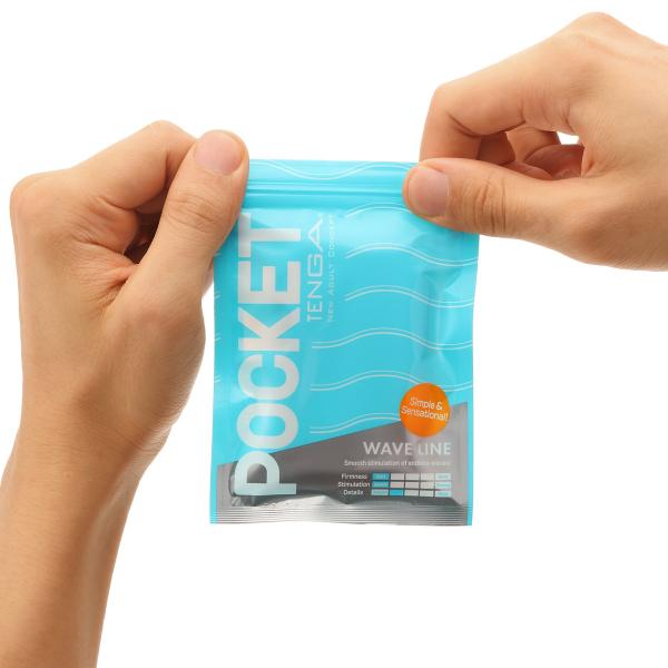 Pocket Tenga Wave Line (net) Sex Toy Product