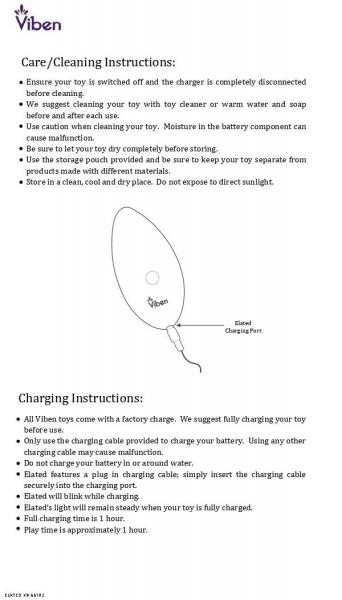 Viben Elated Intense Pin Point Vibe Ocean Sex Toy Product